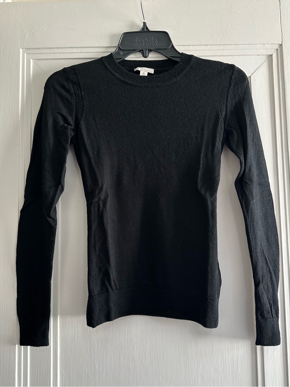 Vintage Gap Extra Fine Merino Wool Black Crewneck Sweater - Women’s XS